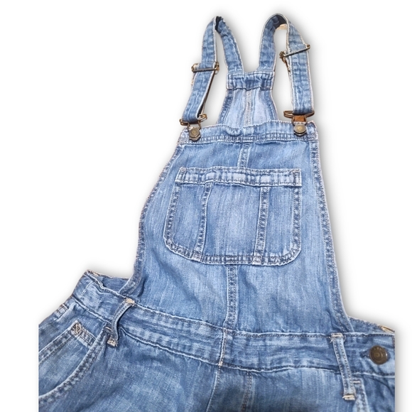 Old Navy Denim Bib Overalls Pants & Jumpsuit Medium Wash - Picture 4 of 11